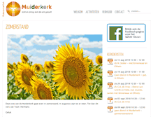 Tablet Screenshot of muiderkerk.nl